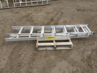 Aluminum Extension Ladder 7 Ft. Extends Approximately 12 Ft.