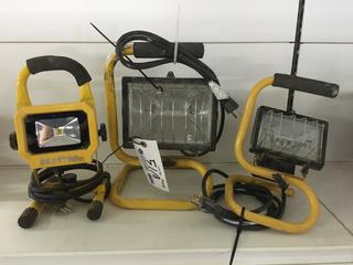 (2) UL Work Lights and (1) Reactor LED Work Light.