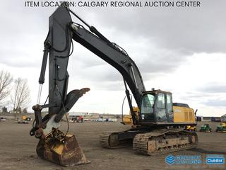 High River Location - 2006 Deere 350D LC Excavator c/w Heated Seat, Thumb, Showing 13,973 Hours, S/N FF350DX805221