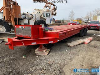 Selling Off-Site - 1997 McNeilus T/A Pintle Hitch Equipment Trailer c/w Beavertail, VIN 1M9SM4029VD464259 Located at 5717 - 84 Street SE Calgary, AB Call Johnnie @ 403-990-3978 For Further Information and Viewing.