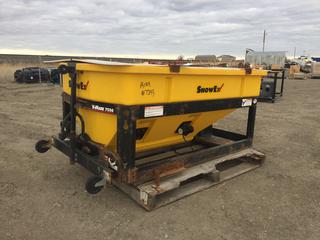 High River Location - SnowEx V-Maxx 7550 Truck Mount Salt Spreader 1.5 Cubic Yd. Capacity.