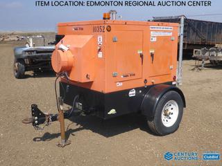 Fort Saskatchewan Location - 2014 Rotational Energy Model Tundra 350 S/A Tow Behind Flameless Heater c/w Isuzu AV-4E1 Diesel Engine,  Showing 14,463 Hours, Tekonsha Breakaway System, Pintle Hitch, GVWR 1,995KG, 225/75R15 Tires w/ 95% Thread Life, VIN 1P9PU0912EF554052