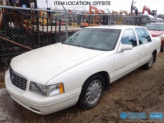 Selling Off-Site - 1999 Cadillac Deville Concours Sedan c/w 4.6L V6 MPI, A/T, A/C, Fully Loaded, Power Sunroof, 225/60R16 Tires, VIN 1G6KF5494XU800741 *Note: Mechanical Issues, Flat Tire, Bill of Sale Only* **Located Offsite at 21220-107 Avenue NW, Edmonton, For More Information Contact Richard at 780-222-8309**