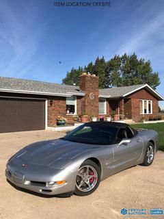 Selling Off-Site - 2004 Chevrolet Corvette Convertible c/w 5.7L V8, A/T, Leather, Heads Up Display, Bose Sound System, Showing 115,231 Kms, VIN 1G1YY32G045126514. **Located Off Site In Sturgeon County, For More Information Contact Connor At 780-218-4493**