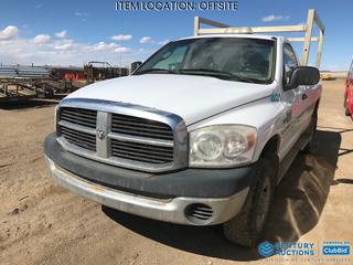 Selling Off-Site - 2009 Dodge Ram 2500 Pickup VIN 3D7KS26TX9G523346 *Note: Engine Problems* **Located Offsite at Morrin, AB For Further Information Call Keith 403-512-2504.** 