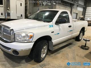 Selling Off-Site - 2007 Dodge Ram 1500 Pickup VIN 1D7HU16297J579215, Showing 271,384 Kms **Located at Morrin, AB For Further Information Call Keith 403-512-2504**
