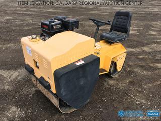 High River Location -  Storike Jining SVH70 Drum Vibratory Roller c/w Loncin 420cc 13 HP Gas, Showing 7 Hours, S/N 171017