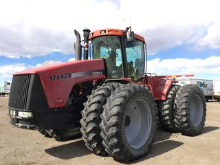 High River Location -  2005 Case IH STX425 Tractor c/w Heat, A/C, 1,000 PTO, 6 Bank Hydraulics, Pin Hitch, 502/85/46 Tires, Tractor Showing 6,143 Hours, S/N JEE0105739 NOTE* Unit is currently inoperable, for more information call Tim Segboer at 403-968-9430