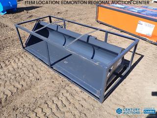 Fort Saskatchewan Location - Unused TMG-BK84 84 In. Skid Steer Smooth Bucket, SN BL2021120054