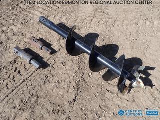 Fort Saskatchewan Location - (1) 12 In. Diameter Auger, 2 In. Hex w/ (1) 8 In. Extension and (1) 6 In. Extension