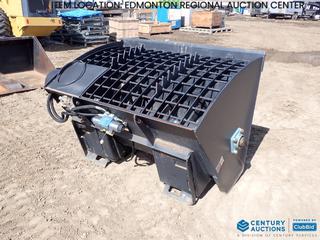 Fort Saskatchewan Location - Unused Hydraulic Skid Steer Bucket Mixer, 12V, 41 In. x 63 In. x 42 In.