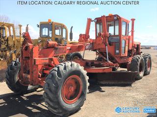 High River Location -  1966 Champion D600 Motor Grader c/w EROPS, Heater, 14 Ft. Moldboard, 14.00-24 Tires, Showing 5447 Hours, S/N 66 600B 171 2011.