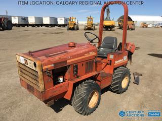 High River Location -  Ditch Witch SX350 Vibratory Plow c/w Deutz 2 Cyl, Extra Blade, Showing 555 Hours, S/N 180698