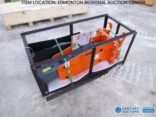 Fort Saskatchewan Location - Unused TMG-HB70Q 4 to 7 Ton Hydraulic Excavator Breaker c/w 68 mm Chisel, (1) Nitrogen Charge Kit, (1) Service Tool Kit, (2) Hydraulic Hoses, SN 3234210801