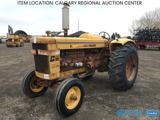 High River Location -  1965 Minneapolis-Moline G702 Tractor c/w Engine Model 504-6, 540 PTO, 2 Bank Hyd. Couplers, 7.50-18 Front, 18.4-34 Rear Tires, Showing 2,060 Hours, S/N 23602010