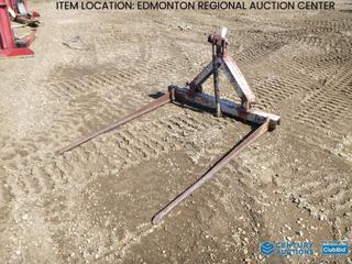 Fort Saskatchewan Location - Bale Spear Attachment w/ 3 Point Hitch