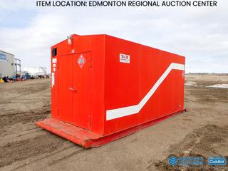 Fort Saskatchewan Location - Skid Mounted Gen Set w/ John Deere 6081 Diesel Engine, 305 KW, 3 Phase, Showing 22,356 Hours, Approx. 19 Ft. x 8 Ft.