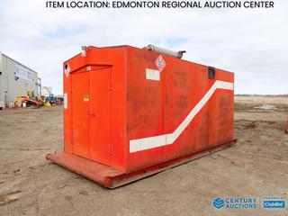 Fort Saskatchewan Location - Skid Mounted Gen Set w/ John Deere 6081 Diesel Engine, 272 KW, 3 Phase, Showing 17,267 Hours, Approx. 19 Ft. x 8 Ft.