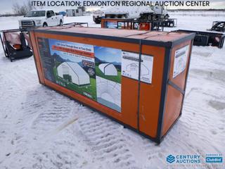 Fort Saskatchewan Location - Unused TMG-ST3050 Straight Wall Storage Shelter, 30 Ft. x 50 Ft. x 16 Ft, Door Dimensions 13 Ft. x 13 Ft.