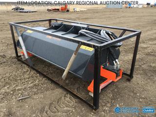 High River Location - Unused 72 In. Hydraulic TMG-SRT72 Skid Steer Rotary Tiller.