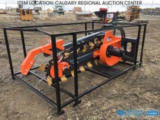 High River Location - Unused Hydraulic TMG-SDT36 36 In. Skid Steer Trencher, SN 31842009248.