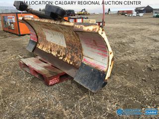 High River Location - Power Hitch 96 In. Snow Plow Attachment c/w Lights. 