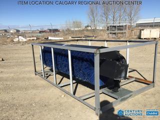 High River Location - Unused 72 In. Hydraulic Skid Steer Angle Broom. 