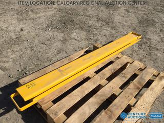 High River Location - Unused Fork Extensions 6 Ft. x 5 In. 