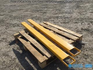 High River Location - Unused Fork Extensions 6 Ft. x 4 In. 