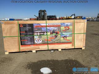 High River Location - Unused TMG-PSM26 Industrial Portable Sawmill, Kohler 14 HP Engine, Max. Log Diameter 26 In.144 In. Blade Length, Max. Log Length 11 Ft.Max. Board Width 21 In.Max. Board Thickness 7 In.