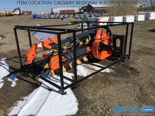 High River Location - Unused Hydraulic TMG-SDT36 36 In. Skid Steer Trencher, SN 31842009200.