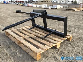 High River Location - Unused Skid Steer Bale Spear.