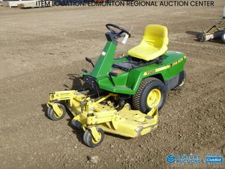 Fort Saskatchewan Location - John Deere F525 Ride-On Mower c/w PA540A, 18x8.50-8 Tires, 48 In. Mower Deck, Showing 1,406 Hours, SN M0F525A140441 (PL0800)