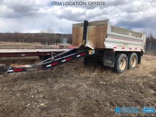 Selling Off-site - 2008 Neils T/A Dump Trailer, 14 Ft. Box, VIN 2S9NE269X81020658 **Located Offsite Near Edson, For More Information Contact Richard at 780-222-8309**