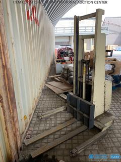 Crown 15MS 1500 Lbs. Electric Fork Lift c/w 44 In. Forks, S/N 36250.