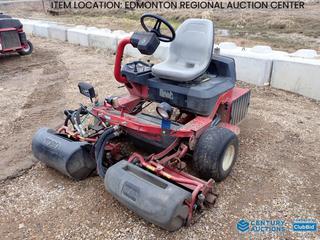 Fort Saskatchewan Location - Toro 3250-D Greensmaster c/w Briggs and Stratton DM850D Diesel, (3) 22 In. Reels, Turf Tires, 19x10.5-8, Showing 4847 Hours