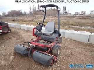 Fort Saskatchewan Location - Toro Greensmaster 3250-D Greens Mower c/w Diesel, (3) 22 In. Reels, Turf Tires, 18x9.5-8, Showing 5997 Hours