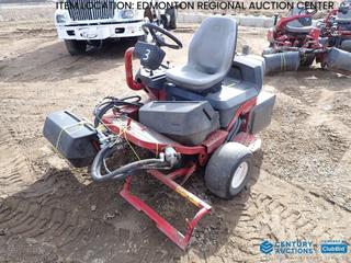 Fort Saskatchewan Location - Toro Greensmaster 3200-D Mower c/w Diesel, 18x9.5-8 Tires, Showing 4379 Hours *Note: Parts Only*