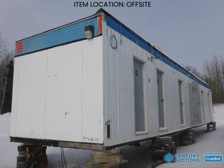 Selling Off-Site - Artisan 10 Ft. x 54 Ft. Frameless 6 Man Sleeper c/w (6) Rooms, SN 50540351 *Note: Water Damage* **Located Offsite Near Lac La Biche, For More Information Contact Connor at 780-218-4493**