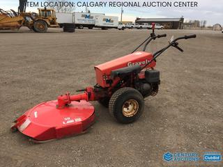 High River Location - Gravely Professional 12 Walk Behind Mower c/w 30" Mower Deck, Showing 2991 Hours, S/N 002774