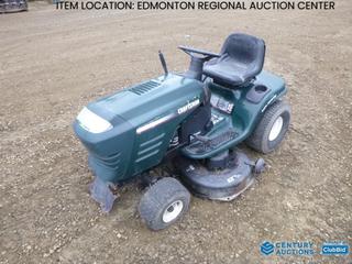 Fort Saskatchewan Location - Craftsman Ride-On Mower c/w Kohler Pro OHV, 42 In. Mower Deck, 15x6-6 Front Tires, 20x10-8 Rear Tires, SN 030801C001088 *Note: Runs APO*