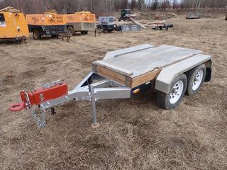 Custom Built 7ft 6in T/A Utility Trailer C/w Pintle Hitch, 43in (W) Between Wells And ST205/75 R15 Tires *Note: NO VIN*