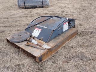 Bobcat Brushcat 72in Skid Steer Rotary Cutter Attachment. SN 467002329 *Note: Gear Box Requires Repair*