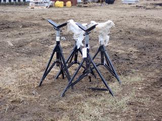 Qty of (4) Sumner Adjustable Pipe Stands