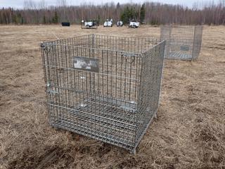 46in X 44in X 47in Steel Collapsible Crate