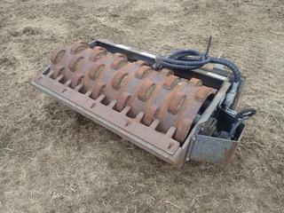 Bobcat 4ft Hyd Padfoot Roller To Fit Skid Steer. SN 054800113