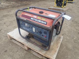 Mitsubishi MGE4000 120/240V Generator C/w Mitsubishi Oil Sensor Engine. SN 1006054 *Note: Running Condition Unknown*