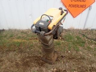 Wacker Neuson BS60-4s Jumping Jack C/w WM100 4-Cycle Engine. SN 5848343 *Note: Needs New Fuel Line And Fuel Filters, Working Condition Unknown*