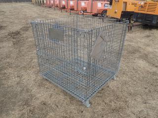 46in X 44in X 47in Steel Collapsible Crate