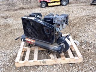 Mi-T-M Portable Air Compressor C/w Honda GX200. S/N 20094496